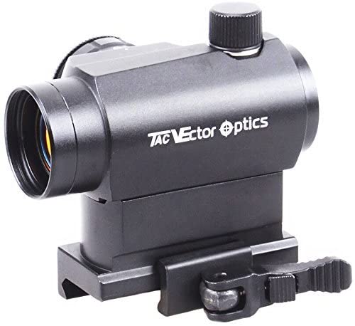 Vector Optics の T1 タイプ ドットサイト(黒・QDマウント付き)