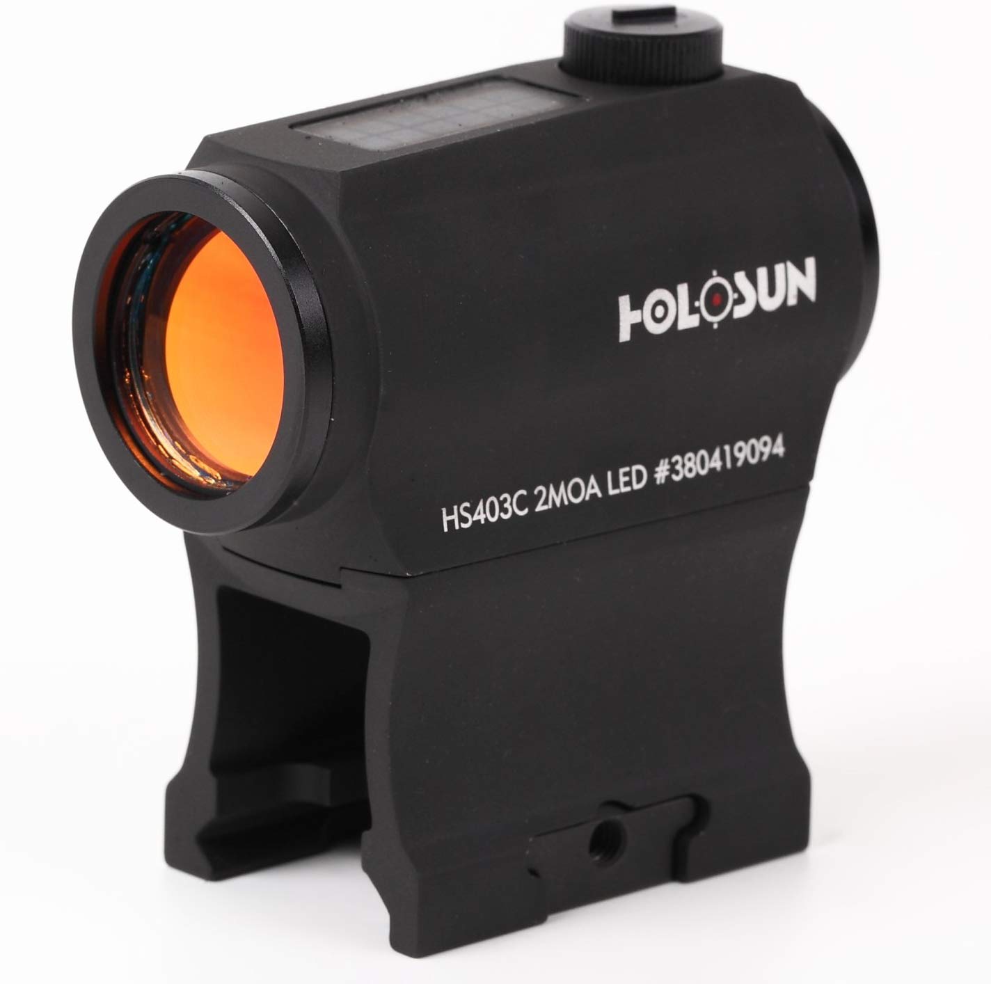 ドットサイトの例（HOLOSUN HS403C・黒）