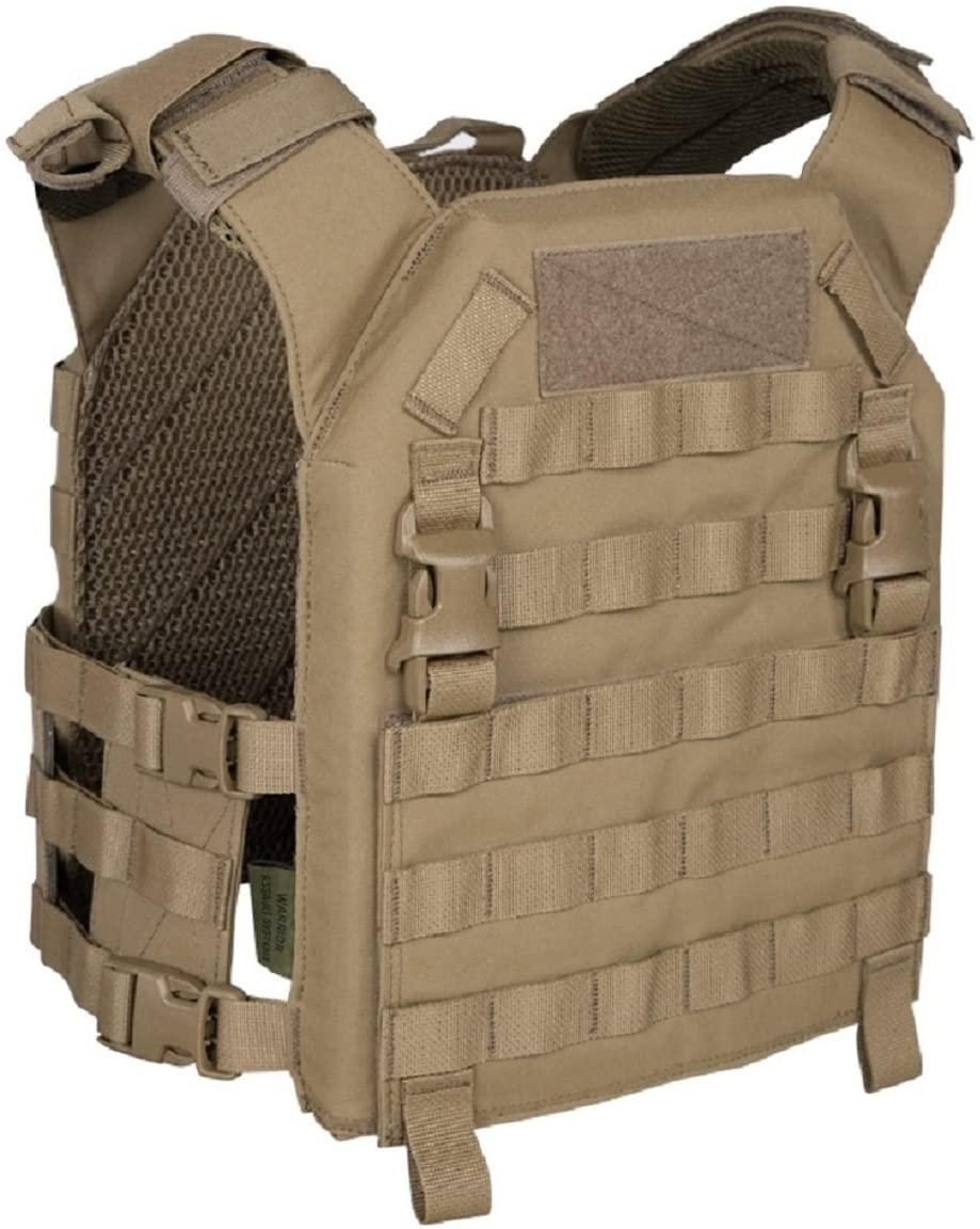 プレートキャリアの例(WARRIOR ASSAULT SYSTEMS Recon Plate Carrier・コヨーテ色)