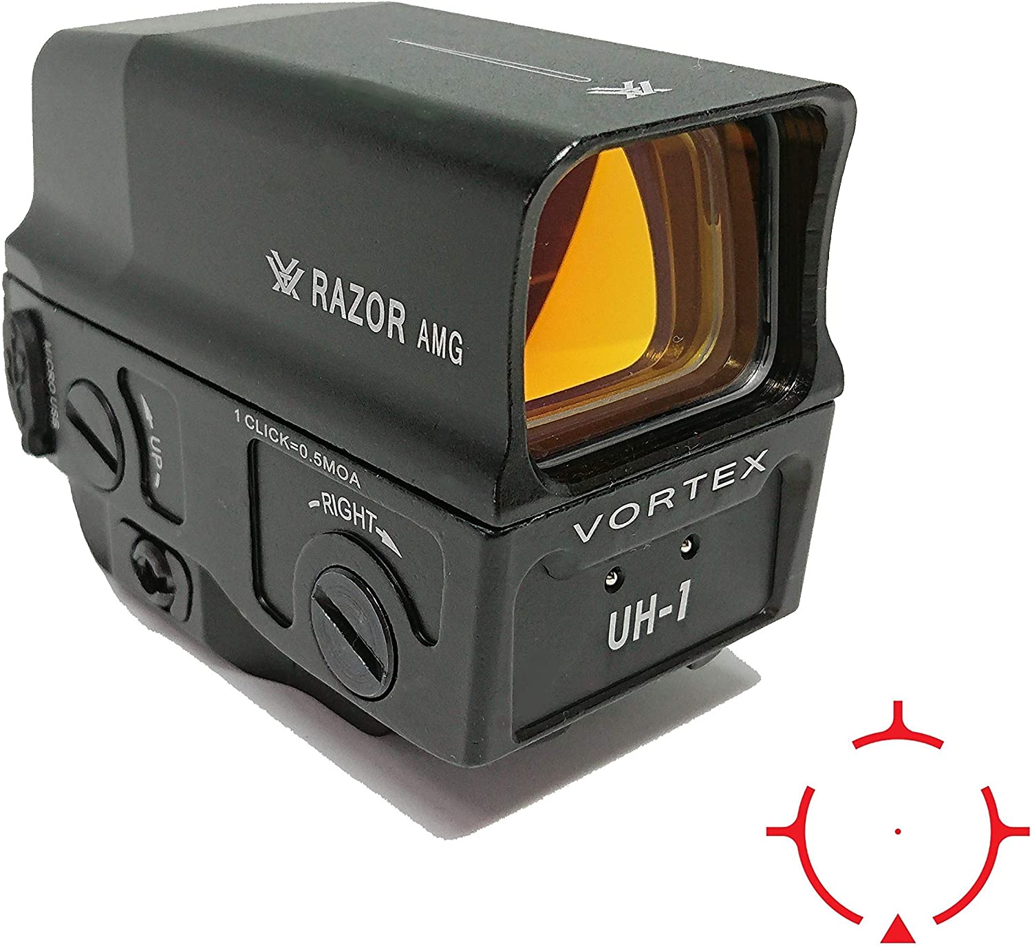 VORTEX OPTICS RAZOR AMG UH-1 レプリカ ホロサイト（黒・赤いレティクルの見本付き）