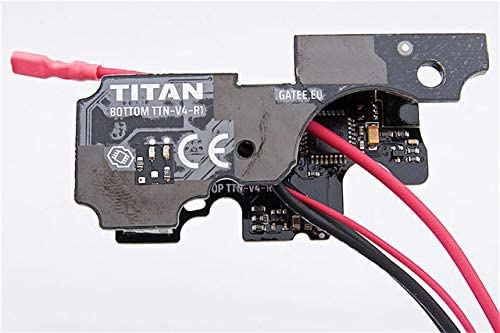 GATE TITAN の電子トリガーの基板(赤と黒の配線付き)