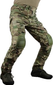 マルチカム コンバットパンツ(ひざパッド付き・はいたところ)