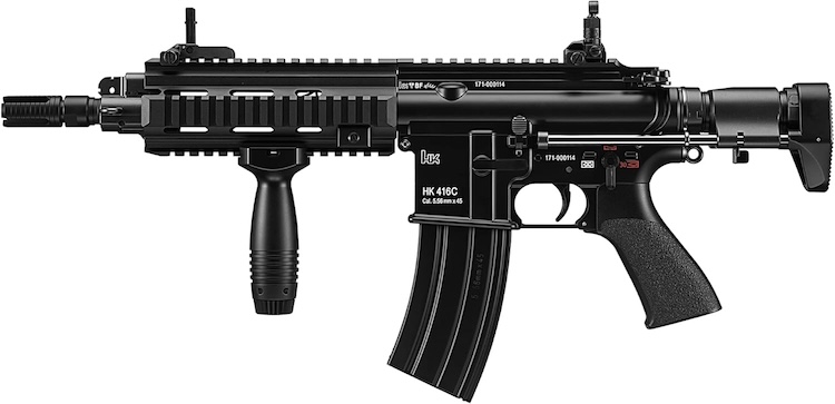 東京マルイ 次世代電動ガン HK416C カスタム(黒・フォアグリップ付き)