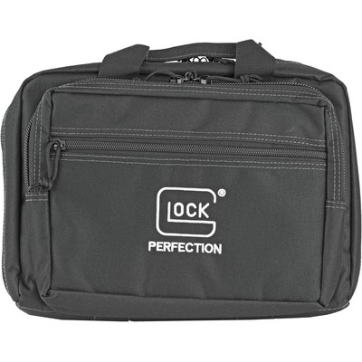 Glock ダブルピストルバッグ（黒・GLOCKのロゴ入り）