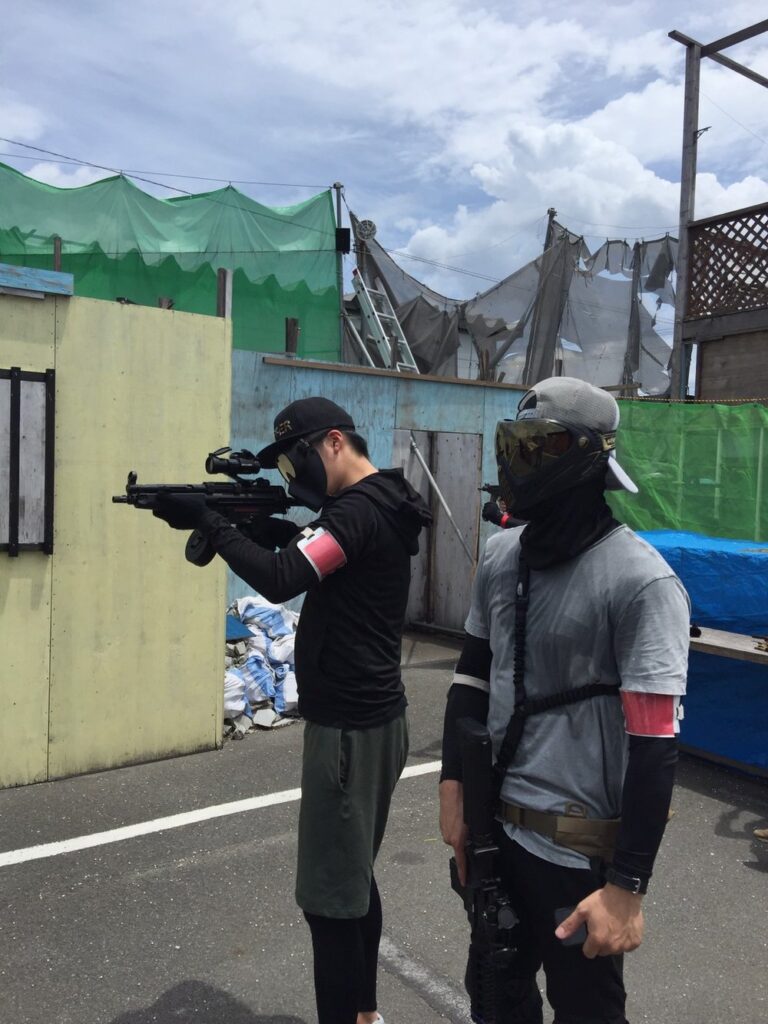 管理人のワンポイントスリング使用例