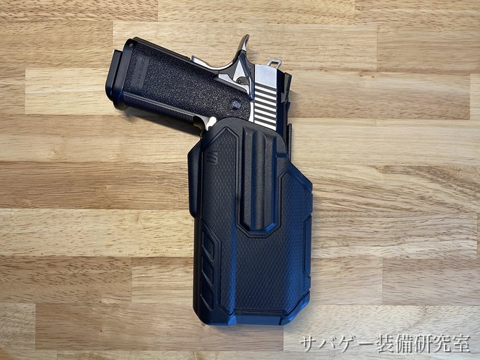 実物Omnivoreにハイキャパを格納した状態を上から見たところ