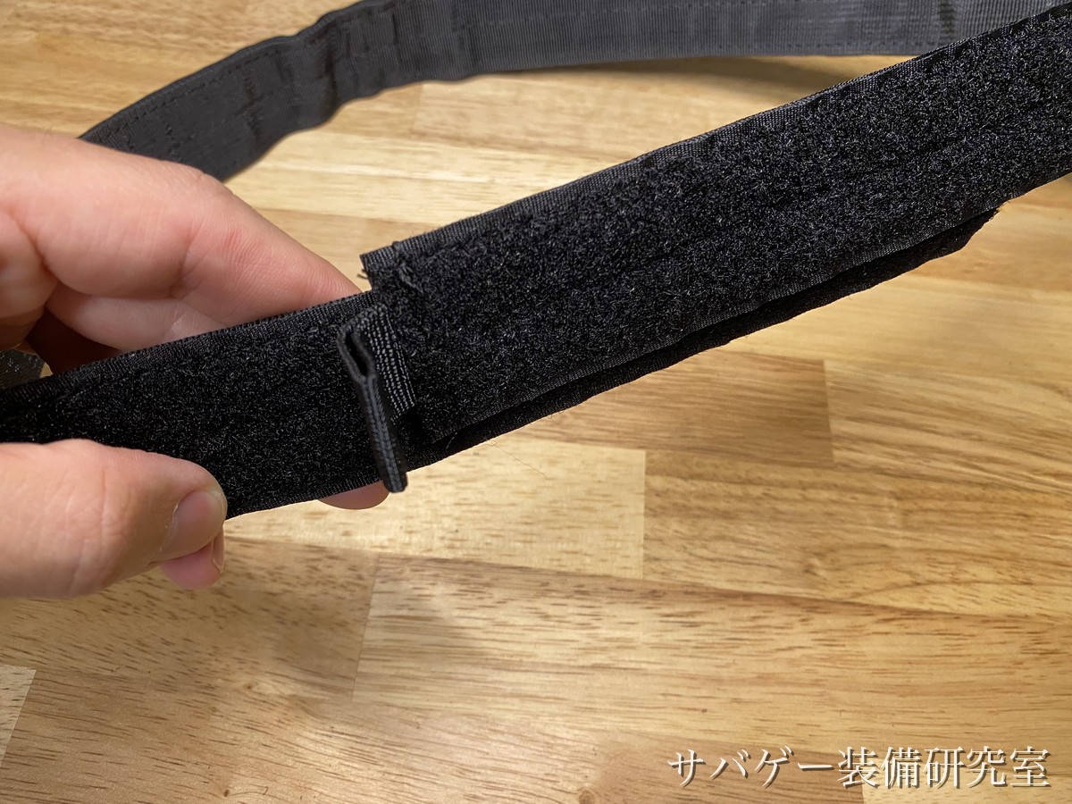 インナーベルトのベルクロ面