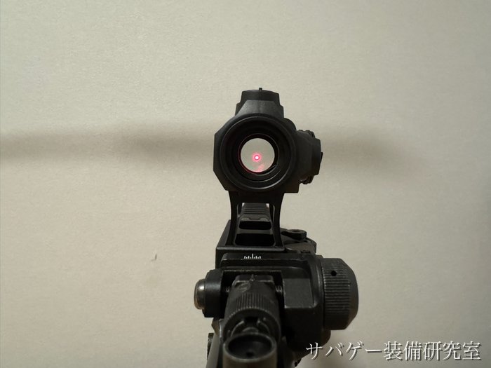 HK416D デルタカスタムに載せたマーベリックをのぞいた赤い点