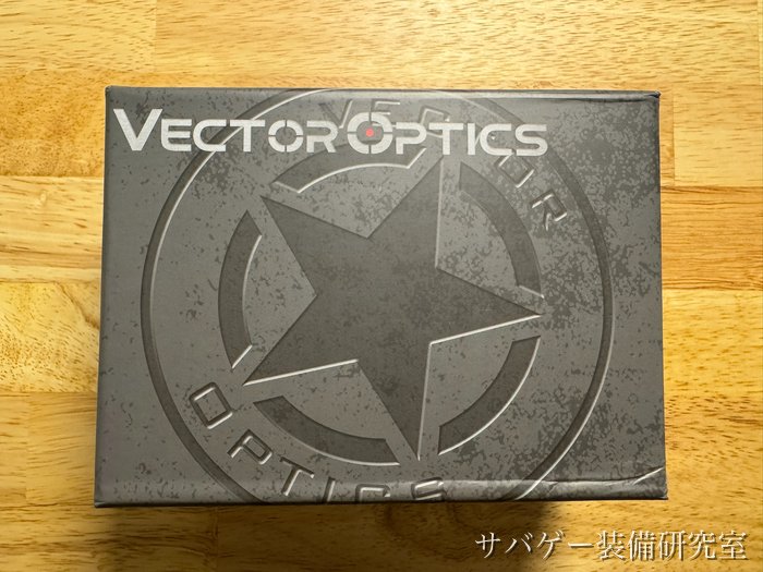 管理人が買ったベクターオプティクス マーベリック 第3世代(SCRD-38)の箱の上面