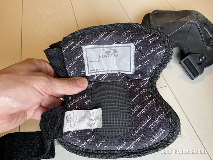 HATCH XTAK ニーパッドの内側（クッション）