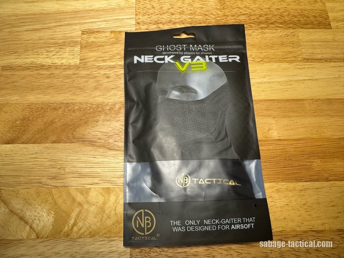 管理人が買ったNB Tactical ネックゲイター V3(Black)の袋の表