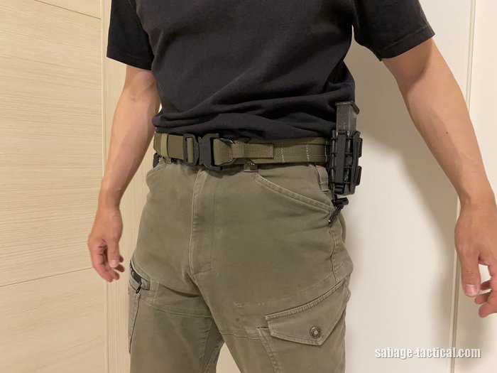 管理人のTAILOR JAPAN デューティーベルト｜タクティカルベルト