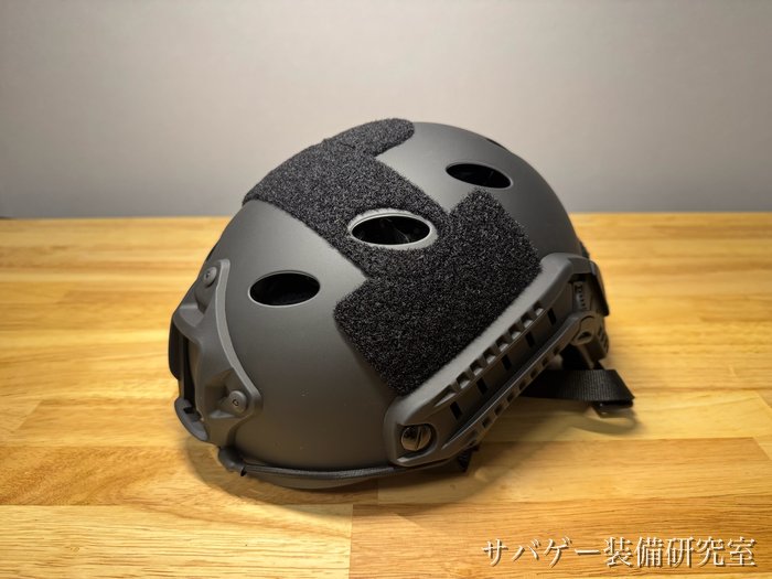 管理人のT.D.Well サバゲーヘルメット FAST PJ タイプ（ブラック）